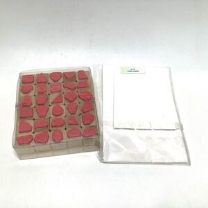 D.O.T.S. Set of 30 Victorian Set Rubber Stamps 10 D.O.T.S Linen Cards‎ New